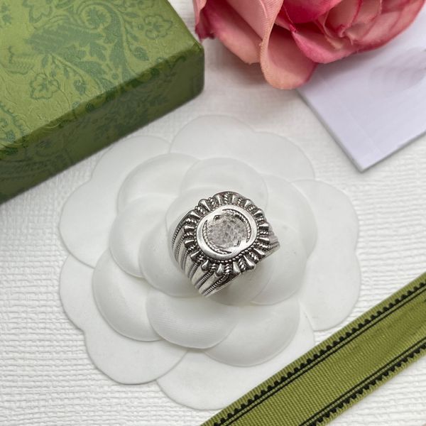 

designer branded jewelry rings womens gold silver plated copper finger adjustable ring women love charms wedding supplies luxury accessories