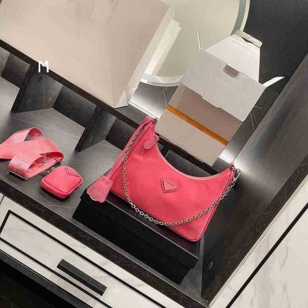 

prdbag triangle logo evening bags shoulder cross body tote hobo 3 in 1 for women fashion handbag luxury brand designer crossbody change wall