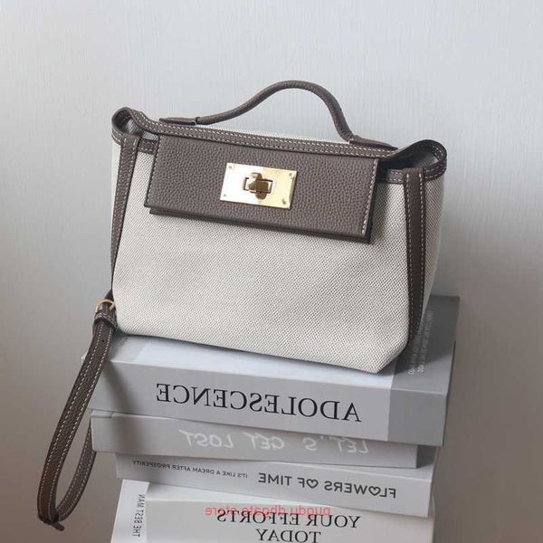 

h home designer 2424 tote bags for sale 2424mini bag new canvas with cowhide women's bag multi functional single shoulder messenger bag