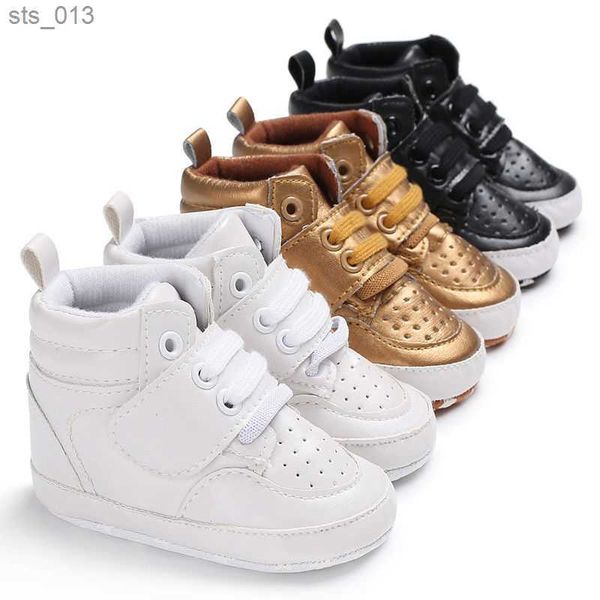 

2019 new fashion autumn newborn baby shoes soft bottom anti skid leather shoe for infant toddler boys girls l230518, Black