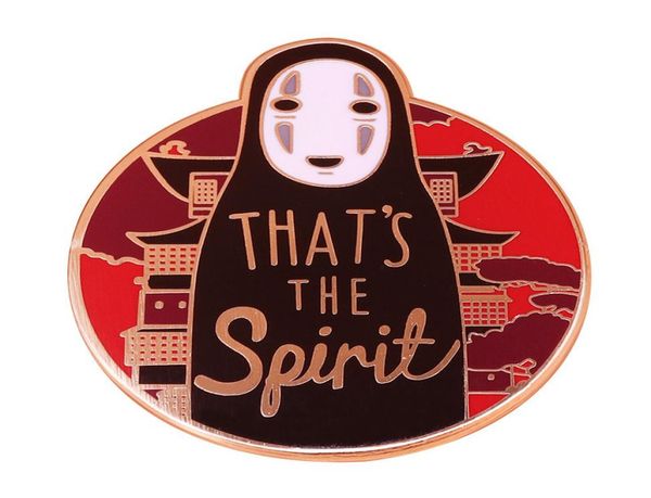 

anime no face spirited away hard enamel pins brooch women lapel backpack bags badge fashion jewelry gifts4875356, Blue