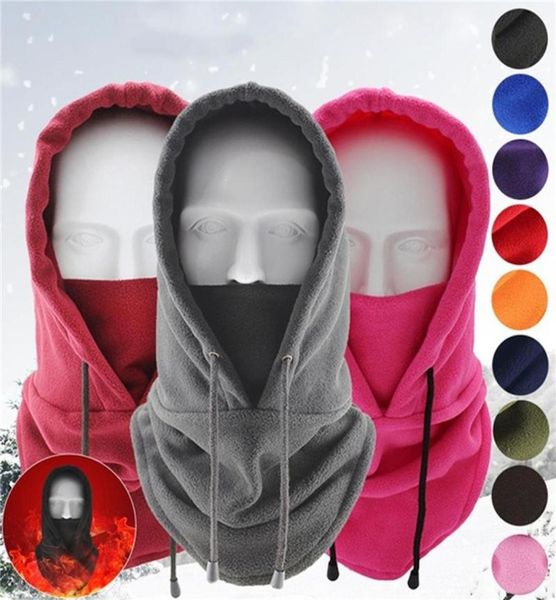 

face mask full fleece cap balaclava neck warmer hood winter sports ski men women tactical sun beanies4378796