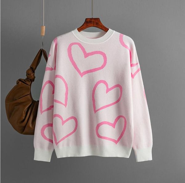

women designers clothing knit crow neck sweaters long sleeve clothing pullover oversized coats, White;black