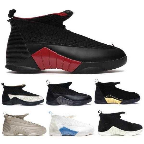 

men basketball shoes jumpman 15 stealth doernbecher obsidian og unc xv 15s laser light bone baskets sneakers