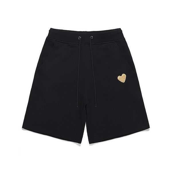 

mens designer shorts clothing heart-shaped embroidery luxury apparel womens cotton sports solid color fashion street style tide knee length, White;black