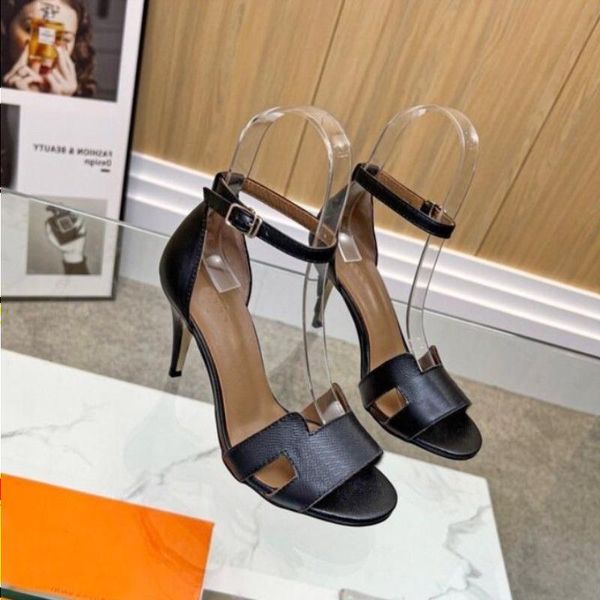 

designer oran sandals calfskin high heel santorini sandal summer classic legend sandal casual flat wedge shoes women slippers beach slides, Black