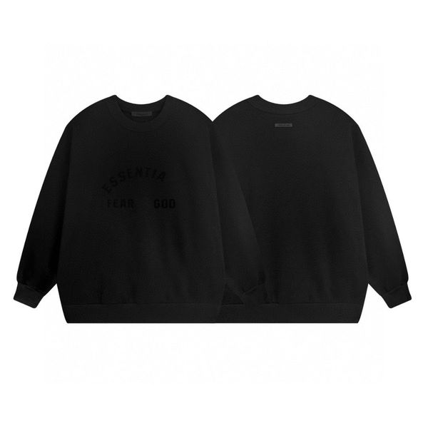 

men's plus size hoodies & sweatshirts round neck embroidered and printed polar style summer wear with street pure cotton 3m1ed, Black;brown