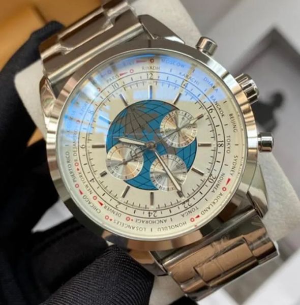 

aaa u1 brietling 45mm mens watch transocean b06 b01 navitimer chronograph battery movement quartz silver dial 50th anniversary stainsteel st, Slivery;golden