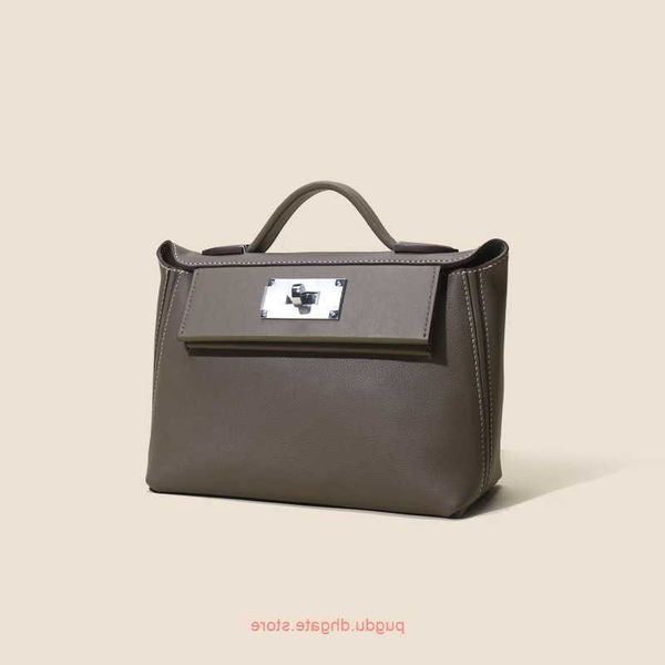 

h home designer 2424 tote bags for sale new 2424mini bag premium leather women's bag layer cowhide dumplings bag handheld shoulder mess