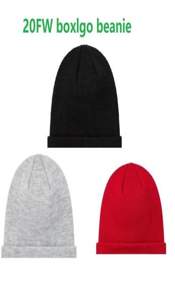 

20fw black red grey beanie winter knitted skullcap casual hip hop hat women men acrylic beanie cap solid color keep w8029807