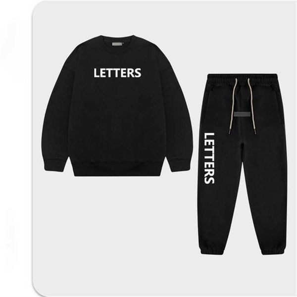 

kid tracksuit designer hoodie casual suits hoodies ess tracksuits pullover jogger pullover long jogging trousers pants essentails c2sy, Gray