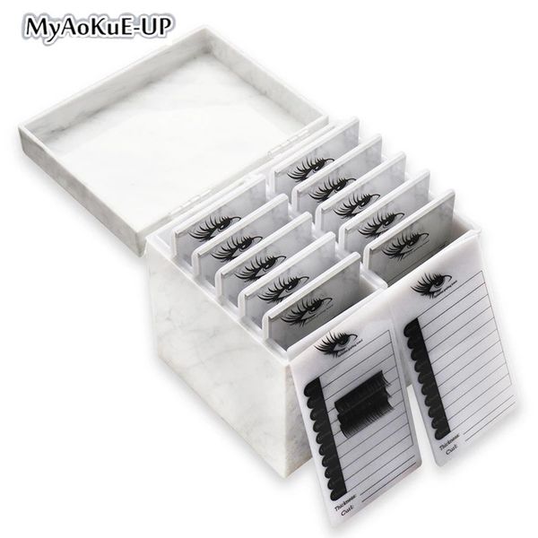 

false eyelashes 5 10 layers eyelash storage box 4 colors makeup organizer glue pallet lashes holder grafting extension tool 230704