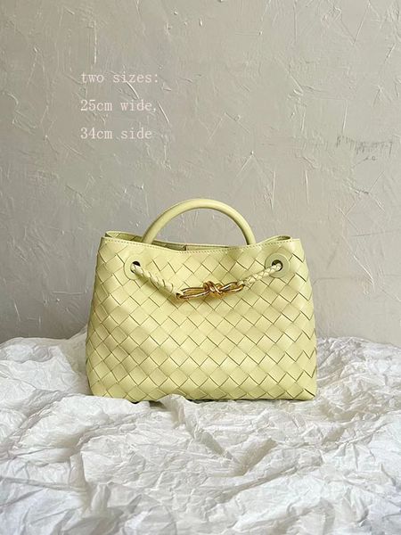 

women luxury leather totes knited real leather handbags 25cm, 34cm two sizes casual shoulder bags large room versatile