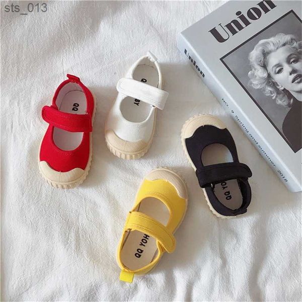 

spring autumn baby canvas shoes 1-6 years kids toddler flats boys girls sneakers children breathable fashion sports shoes 21-32 l230518, Black