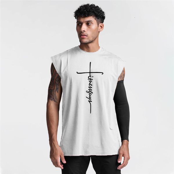 

men' tank fitness guys gym clothing mesh quick dry training singlets bodybuilding tank mens muscle sleeveless t shirt sports vest 230, White;black