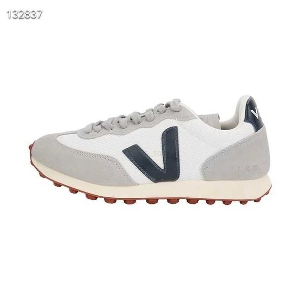 

veja classic letter french spring/summer 2023 new pattern rio branco lace up sneakers, Black