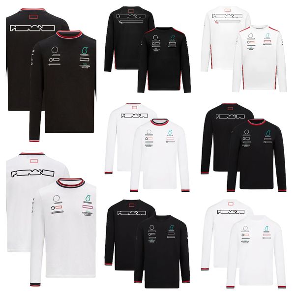 

2023 new f1 racing t-shirt team long sleeve t-shirt plus size men's fans shirt