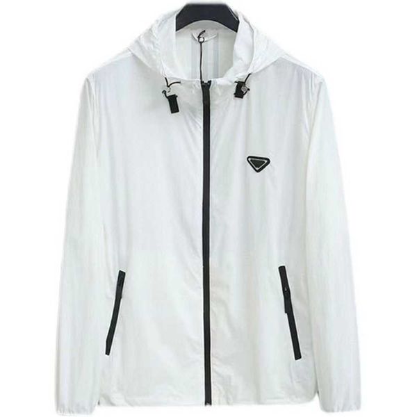 

man's designer men's jackets hoodies windbreaker coats new stylish men thin casual jacket spring summer couple windproof and sunsc, Black