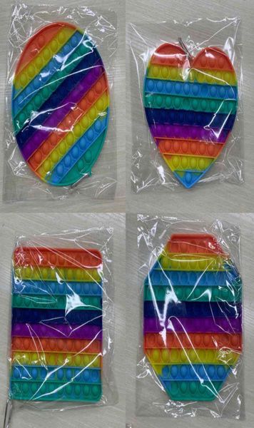 

super large 40cm 30cm 20cm love heart giant bubble popper board sensory push pop bubble poo-its toy jumbo mega rainbow finger puzzle2626687