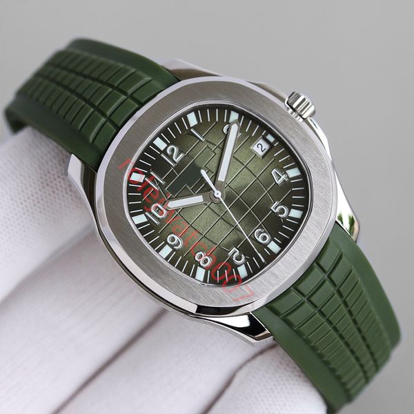 

mens watches elegant movement automatic movement 42.2mm comfortable rubber strap waterproof luminous dhgate wristwatches montre de luxe265, Slivery;brown