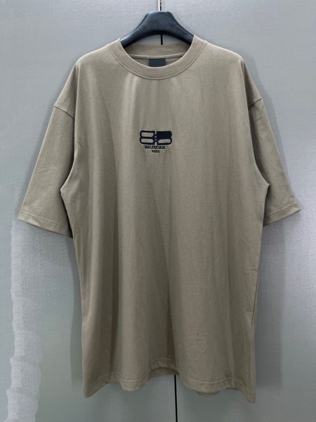 

men's plus tees & polos round neck embroidered and printed polar style summer wear with street pure cotton r3tt, Black;brown