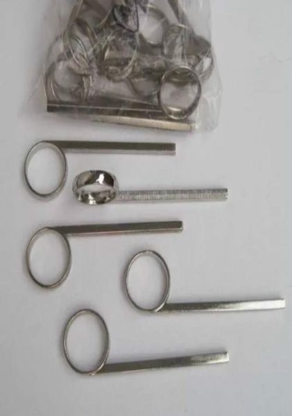 

10 pcs nickel plated trumpet slide finger ring for repairing part new5506159