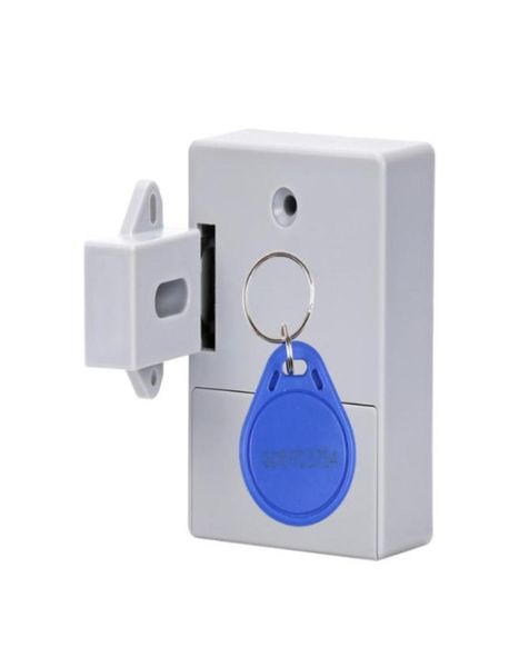 

electronic cabinet safety rfid card hidden drawer lock invisible installation6375829