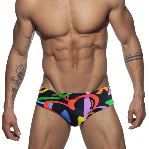 

men's swimwear swimming shorts sports beachwear swimsuit strips swimwear men's wear surfing love 230705