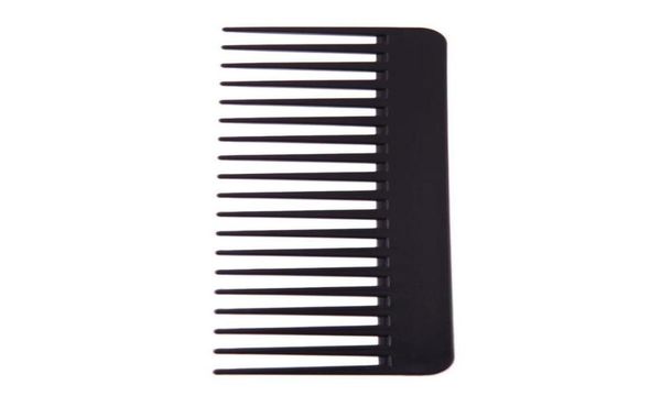 

black abs plastic heatresistant large wide tooth comb wavy hair styling hair care tools salon6181168, Silver
