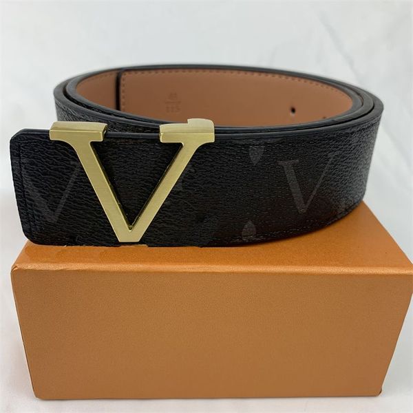 

luxury men's designer belt fashion classic women's casual men's letter glossy buckle luxury business belt width 3.8cm, Black;brown