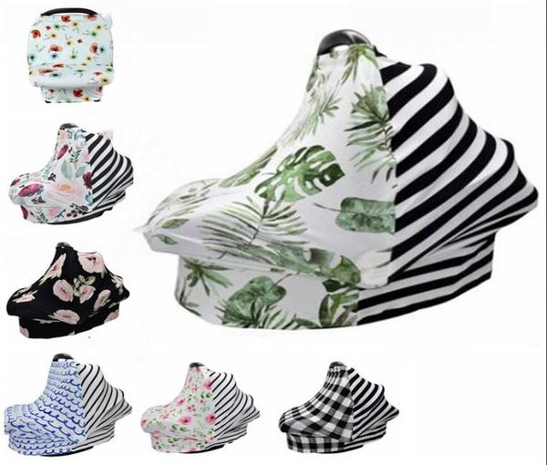 

breastfeeding privacy cover flower fruit cartoon printed baby carriage dust cover shawl car seat stroller canopy tools wy208q5490509