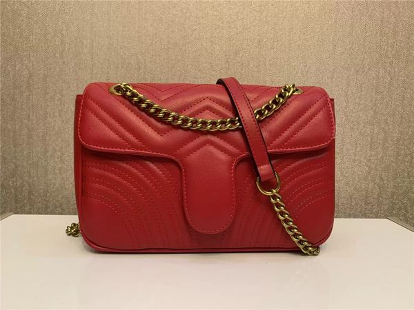 

g good quality women designer shoulder crossbody bags leather cross body chain bag pure color womens handbag purse femmes satchel hand bag