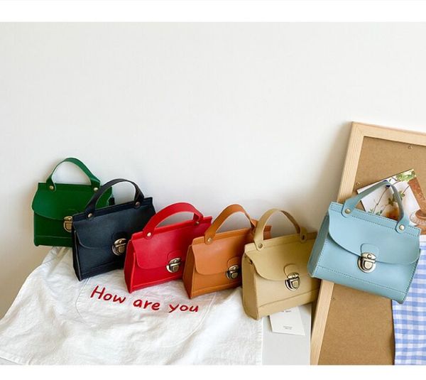 

girls bucket handbag fashion children princess shoulder bag cute mini purse, Black