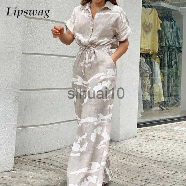 

women's pants capris summer women camouflage print playsuit fashion ladies wide leg romper overalls casual waisted drawstring lace-up s, Black;white