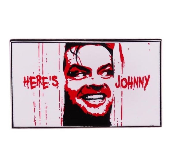 

heres johny enamel pin halloween horror movie badge brooch jewelry7784682, Blue