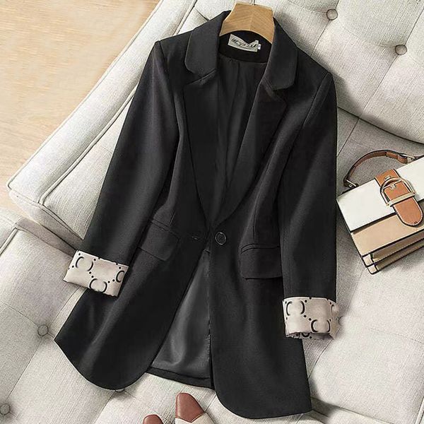 

women suit designer clothes blazer letters embroidery spring new released e89, White;black
