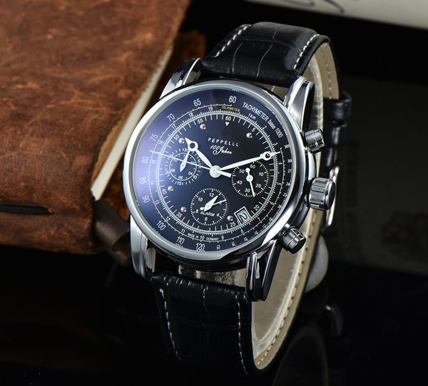 

2023 zepple-aaa new designer movement watches men luxury mens watch multi-function chronograph montre clocks ing, Slivery;brown