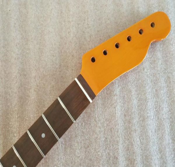 

21 frets maple guitar neck for tl style rosewood fingerboard yellow6483539