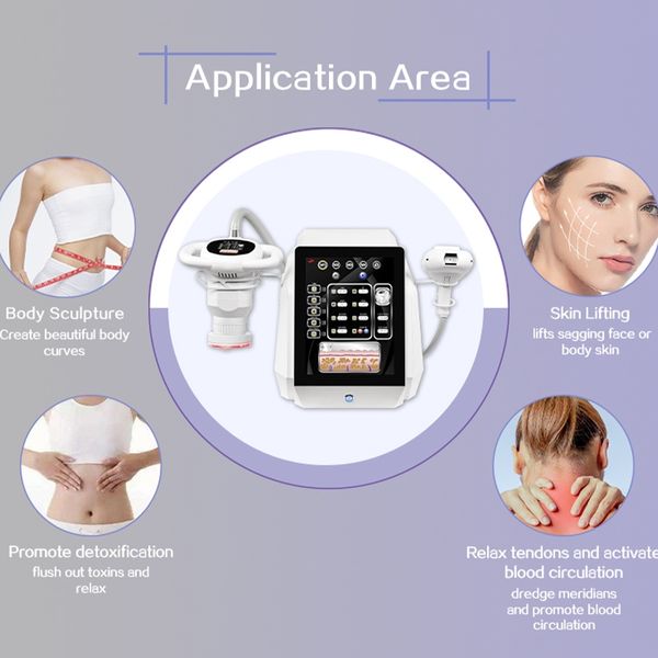 

two handles rotary negative pressure vacuum rf machine body sculpting fat weight loss cellulite reduction skin firming non-invasive beauty e
