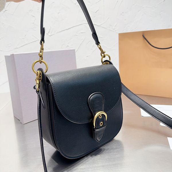 

designer hasp lock crossbody saddle handle bags shoulder hobo handbag classic jacquard leather wallet purse long belts underarm satchels bag