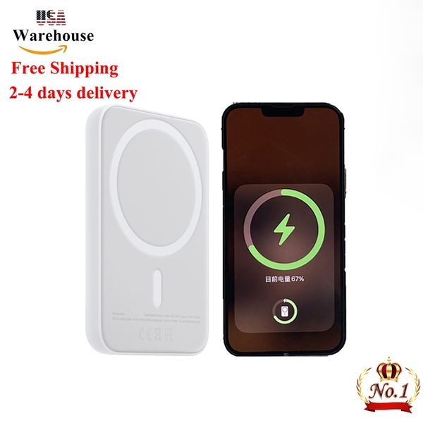

magnetic battery pack mini power bank for iphone 14 13 12 11 pro max wireless charger magsafe powerbank