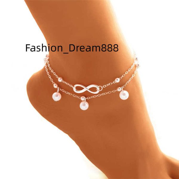 

wholesale selling pearls foot beaded anklet custom designer women anklets, Red;blue