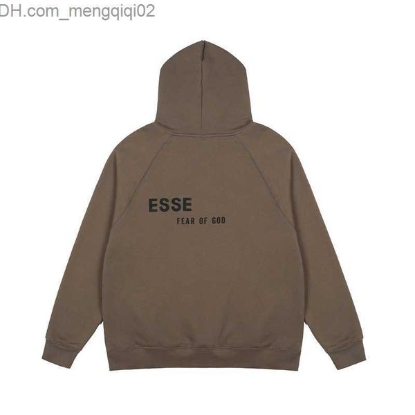 

men's hoodies sweatshirts ess designer warm hoody version pull over hoodie mens women designers winter man clothing z230705, Black