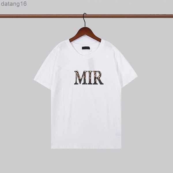 

limited edition amirs designer t shirt of 2023 rabbit year new couples tees street wear summer fashion splash-ink letter print design couple, White;black