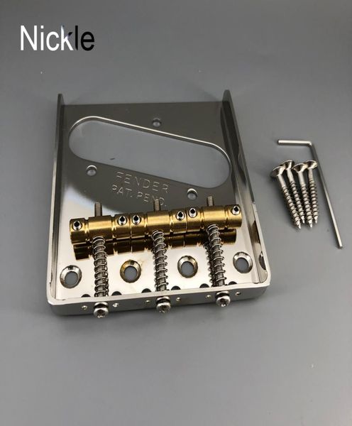 

telecaster guitar vintage bridge nickel for fender guitar well brass saddles6061833