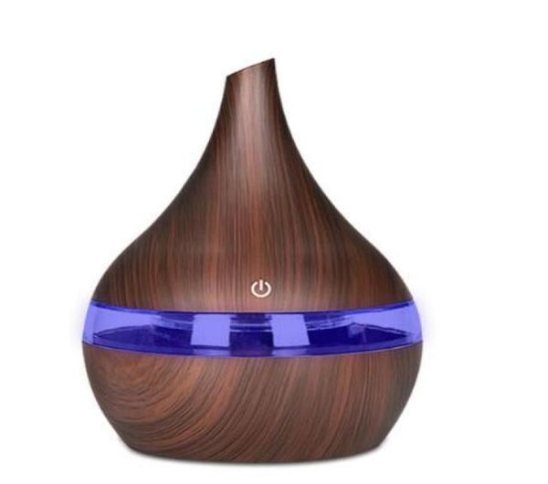 

300ml usb electric aroma air diffuser wood ultrasonic air humidifier cool mist maker for home4221444