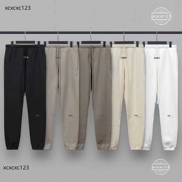 

essentail short mens designer pants essentialclothing pantoufle mens solid color black and white pants sweatpants for men and women jogger e