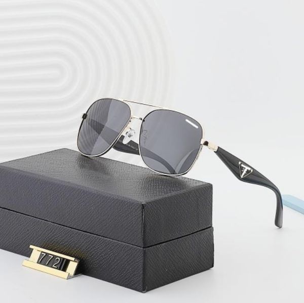 

luxury sunglasses polaroid lens designer womens mens goggle senior eyewear for women eyeglasses frame vintage metal sun glasses os 772 polar, White;black
