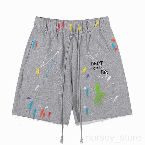 

men's casual sports shorts galleryes depts designer colorful ink-jet hand-painted french classic printed mesh drawstring 7 4df4, White;black