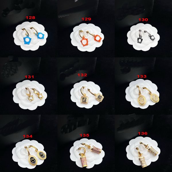 

cylindrical water drill diamond stud earrings ladies ear studs banshee portrait ear clip greece meander pattern jewelry accessories gift xve, Golden;silver